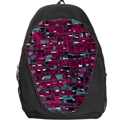 Magenta Decorative Design Backpack Bag