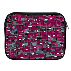 Magenta Decorative Design Apple Ipad 2/3/4 Zipper Cases by Valentinaart