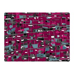 Magenta Decorative Design Double Sided Flano Blanket (mini) 