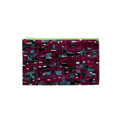 Magenta Decorative Design Cosmetic Bag (xs) by Valentinaart