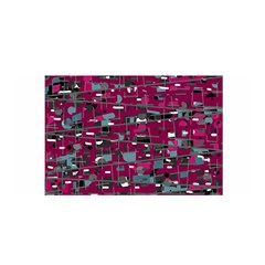 Magenta Decorative Design Satin Wrap