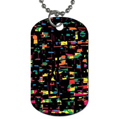 Playful Colorful Design Dog Tag (two Sides)