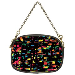 Playful Colorful Design Chain Purses (one Side) 