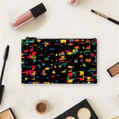 Playful Colorful Design Cosmetic Bag (small) 