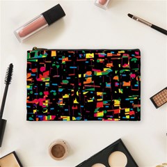 Playful Colorful Design Cosmetic Bag (medium) 