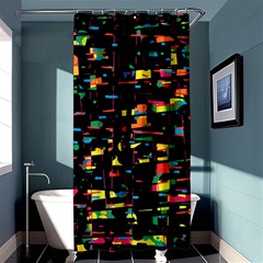 Playful Colorful Design Shower Curtain 36  X 72  (stall) 