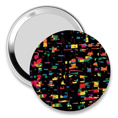 Playful Colorful Design 3  Handbag Mirrors