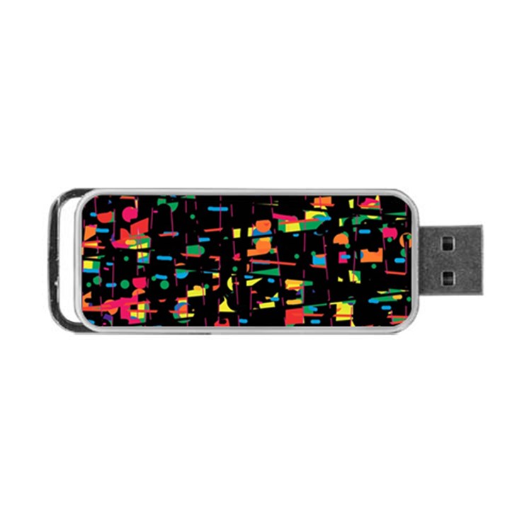 Playful colorful design Portable USB Flash (Two Sides)