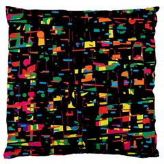 Playful Colorful Design Standard Flano Cushion Case (one Side)