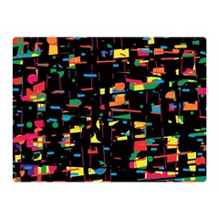 Playful Colorful Design Double Sided Flano Blanket (mini) 