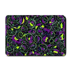 Purple And Yellow Decor Small Doormat 