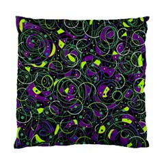 Purple And Yellow Decor Standard Cushion Case (one Side)