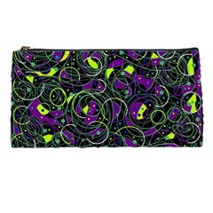 Purple And Yellow Decor Pencil Cases by Valentinaart