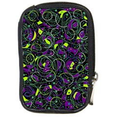 Purple And Yellow Decor Compact Camera Cases by Valentinaart