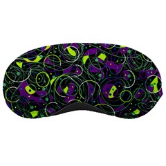 Purple And Yellow Decor Sleeping Masks by Valentinaart