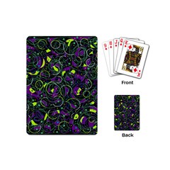 Purple And Yellow Decor Playing Cards (mini)  by Valentinaart