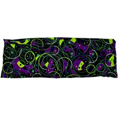 Purple And Yellow Decor Body Pillow Case Dakimakura (two Sides)