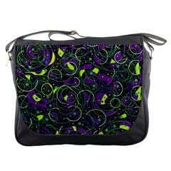 Purple And Yellow Decor Messenger Bags