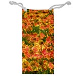 Helenium Flowers and Bees Jewelry Bags Front