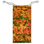 Helenium Flowers and Bees Jewelry Bags Back