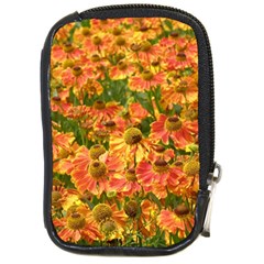 Helenium Flowers And Bees Compact Camera Cases by GiftsbyNature