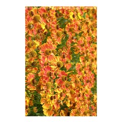 Helenium Flowers And Bees Shower Curtain 48  X 72  (small)  by GiftsbyNature