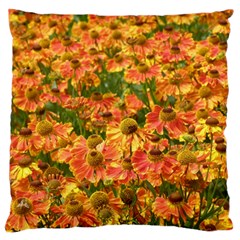 Helenium Flowers And Bees Standard Flano Cushion Case (two Sides)