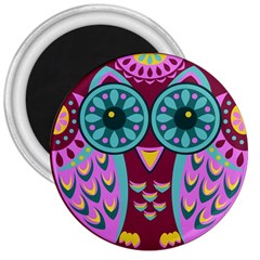 Owl 3  Magnets