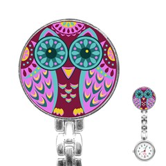 Owl Stainless Steel Nurses Watch by olgart