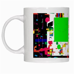 Colorful Facroty White Mugs by Valentinaart