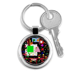 Colorful Facroty Key Chains (round) 