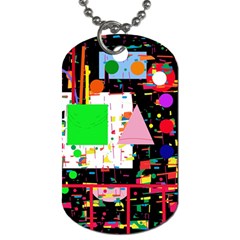 Colorful Facroty Dog Tag (one Side)