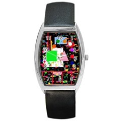 Colorful Facroty Barrel Style Metal Watch