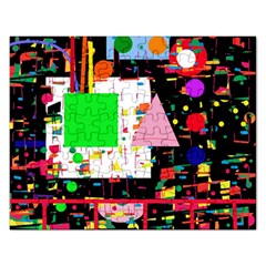 Colorful Facroty Rectangular Jigsaw Puzzl