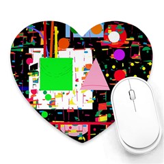 Colorful Facroty Heart Mousepads by Valentinaart