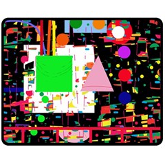 Colorful Facroty Fleece Blanket (medium) 