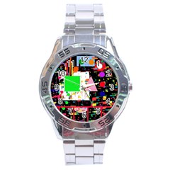 Colorful Facroty Stainless Steel Analogue Watch