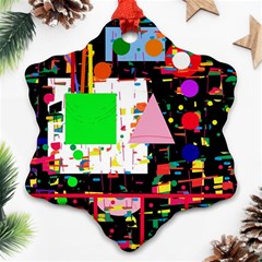 Colorful Facroty Ornament (snowflake) 