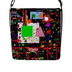 Colorful Facroty Flap Messenger Bag (l) 