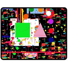 Colorful Facroty Double Sided Fleece Blanket (medium) 