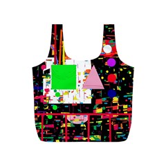 Colorful Facroty Full Print Recycle Bags (s)  by Valentinaart