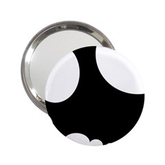 Black and white moonlight 2.25  Handbag Mirrors