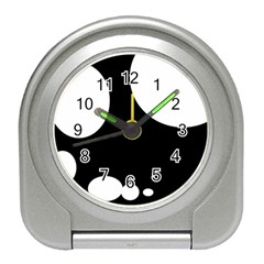 Black And White Moonlight Travel Alarm Clocks