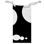 Black and white moonlight Jewelry Bags Front