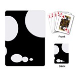 Black and white moonlight Playing Card Back