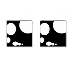 Black and white moonlight Cufflinks (Square)