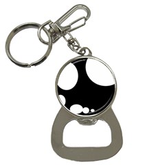 Black And White Moonlight Bottle Opener Key Chains by Valentinaart