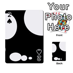 Black and white moonlight Playing Cards 54 Designs 