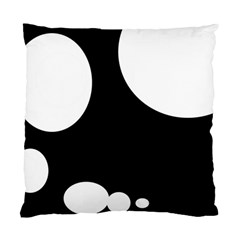 Black And White Moonlight Standard Cushion Case (two Sides)