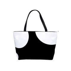 Black and white moonlight Shoulder Handbags